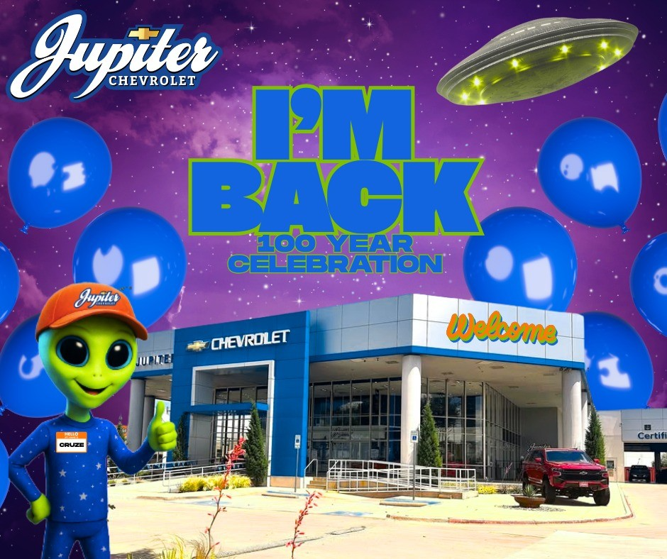 Meet Cruze — He’s Back and Ready to Celebrate 100 Years of Jupiter Chevrolet!