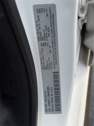 2021 RAM 1500 Laramie Crew Cab 4x4 5'7" Box