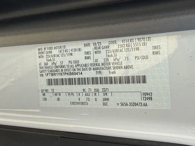 2023 Ford Transit Cargo Van T250 LOW RF RWD