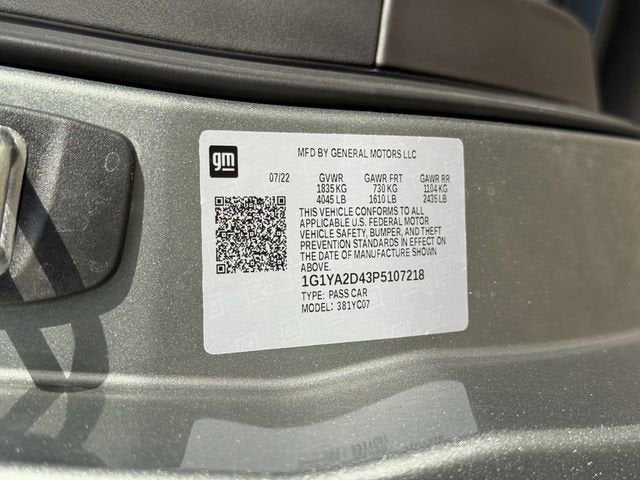 2023 Chevrolet Corvette Stingray 1LT