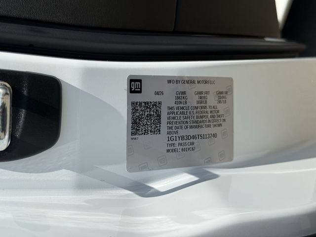2026 Chevrolet Corvette Stingray 2LT