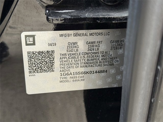 2019 Cadillac CTS-V 4DR SDN