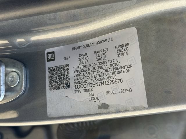 2022 Chevrolet Colorado Z71