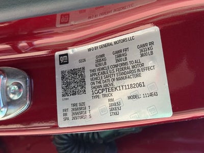 2026 Chevrolet Colorado Trail Boss