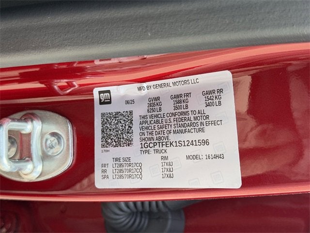 2025 Chevrolet Colorado ZR2