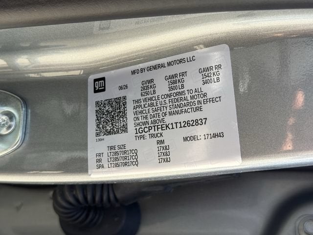 2026 Chevrolet Colorado ZR2
