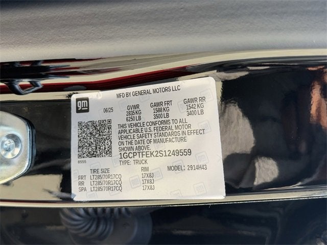 2025 Chevrolet Colorado ZR2