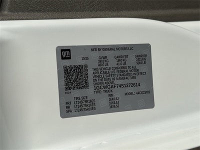 2025 Chevrolet Express Cargo 2500 WT