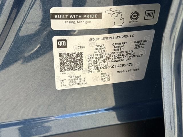 2026 Chevrolet Traverse LT