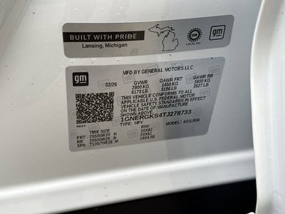 2026 Chevrolet Traverse LT