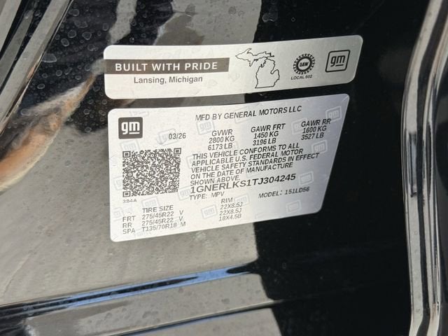 2026 Chevrolet Traverse RS