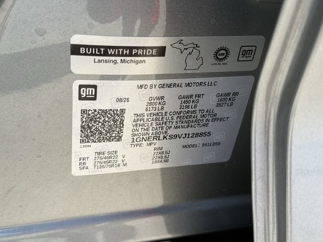 2027 Chevrolet Traverse RS