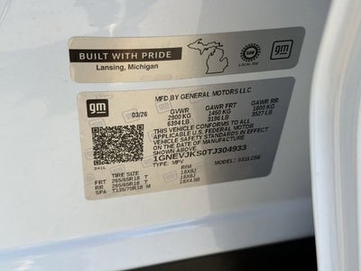 2026 Chevrolet Traverse Z71