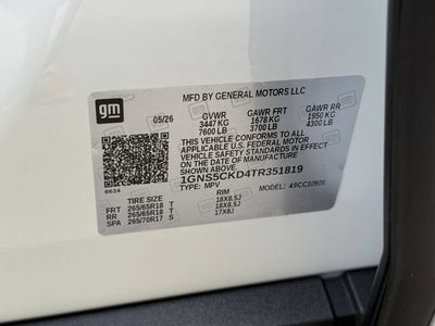 2026 Chevrolet Suburban LT