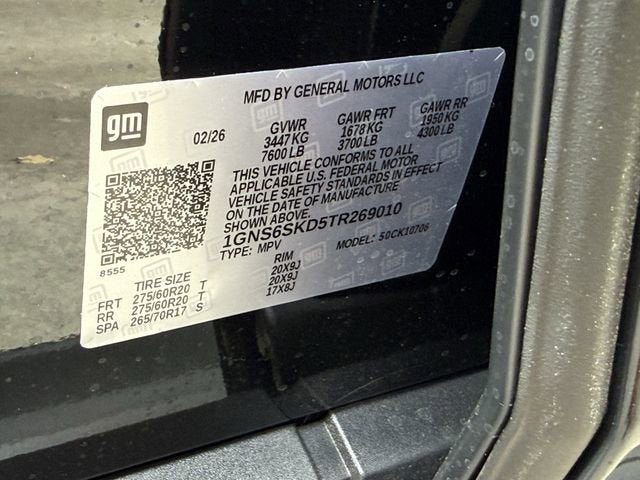 2026 Chevrolet Tahoe Premier