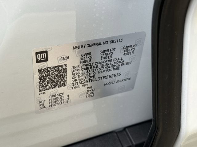 2026 Chevrolet Tahoe High Country