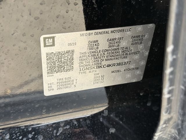 2019 Chevrolet Tahoe LT