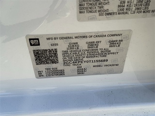 2026 Chevrolet Silverado 2500 HD LTZ