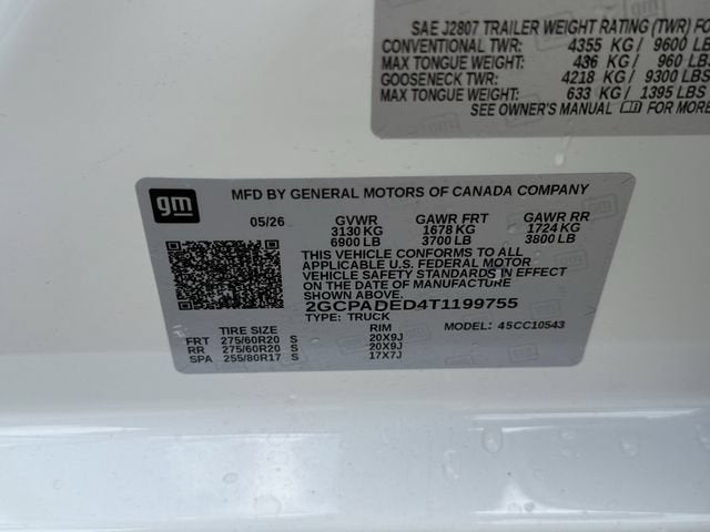 2026 Chevrolet Silverado 1500 RST
