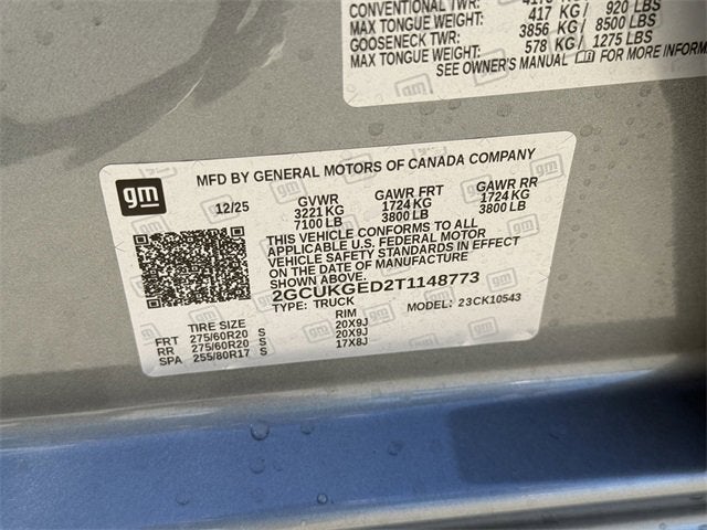 2026 Chevrolet Silverado 1500 LTZ