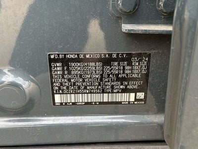 2024 Honda HR-V 2WD Sport w/o BSI