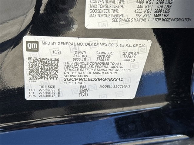 2021 Chevrolet Silverado 1500 LT