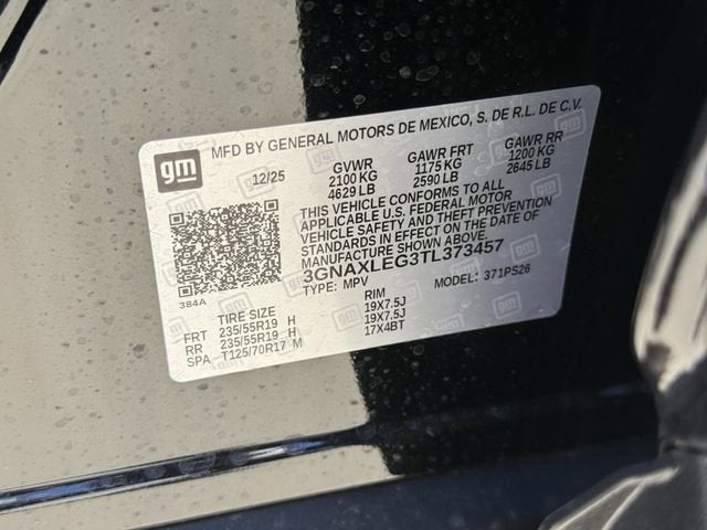 2026 Chevrolet Equinox RS