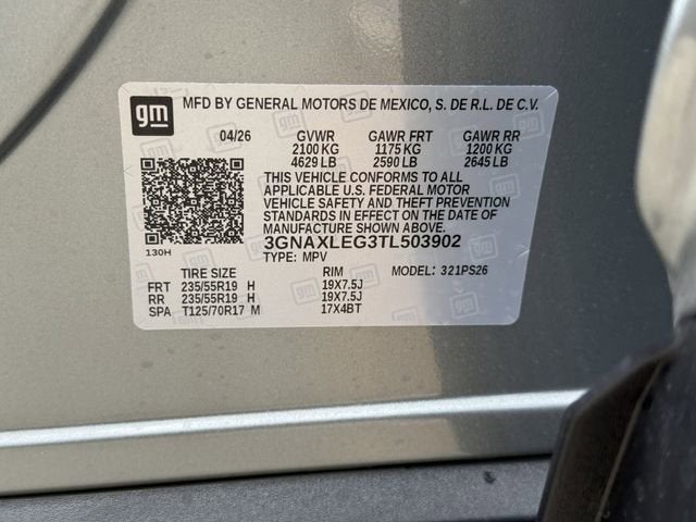 2026 Chevrolet Equinox RS