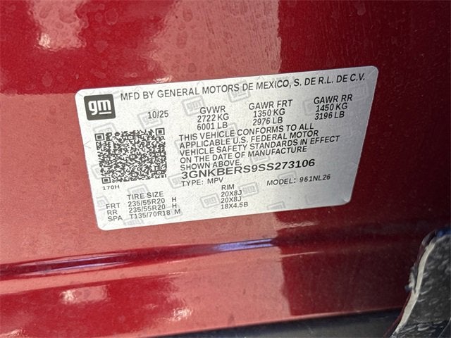 2025 Chevrolet Blazer RS