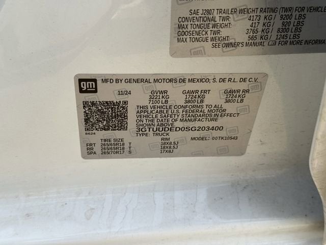 2025 GMC Sierra 1500 SLT