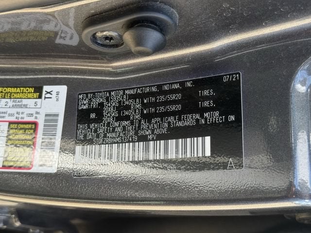 2021 Toyota Highlander Platinum