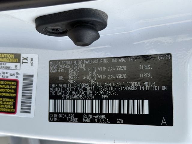 2021 Toyota Highlander Limited