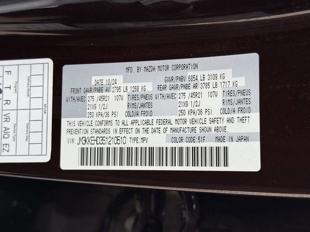 2025 Mazda Mazda CX-90 3.3 Turbo Premium Plus Package