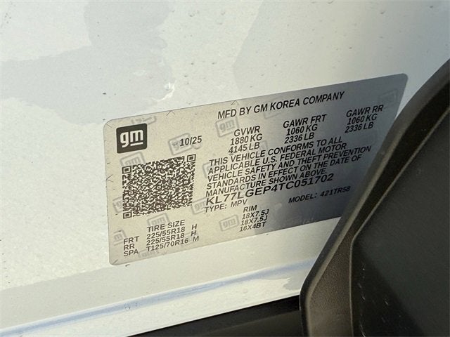 2026 Chevrolet Trax 1RS