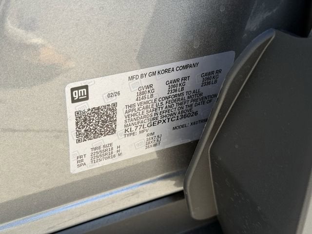 2026 Chevrolet Trax 1RS
