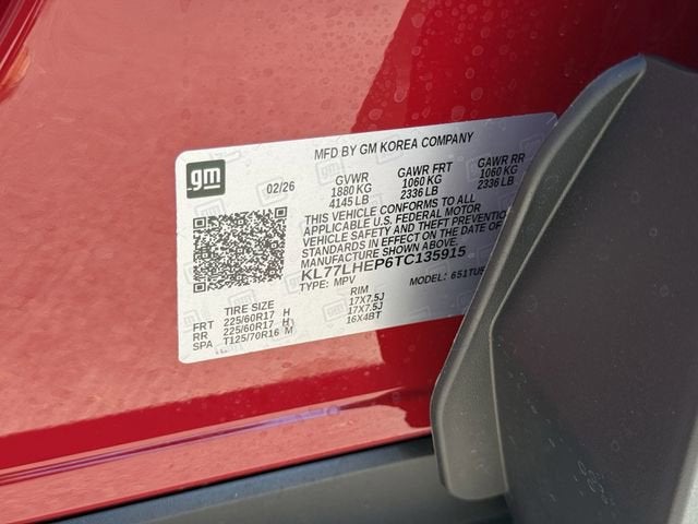 2026 Chevrolet Trax LT