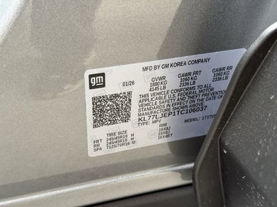 2026 Chevrolet Trax 2RS