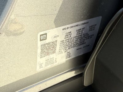 2026 Chevrolet Trax 2RS