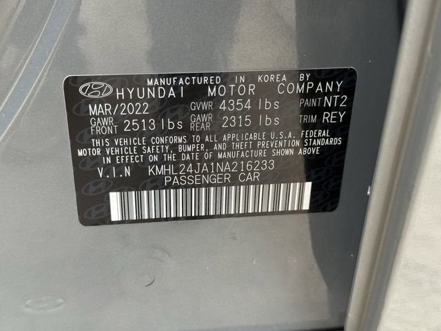 2022 Hyundai Sonata SE