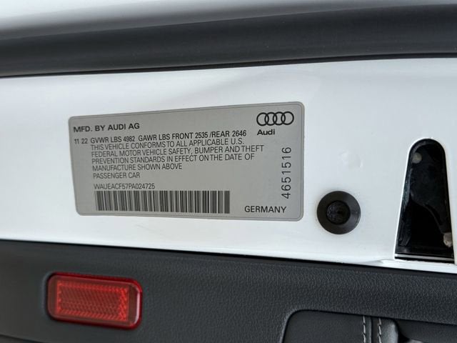2023 Audi A5 Sportback Prestige 45 TFSI S line quattro S tronic