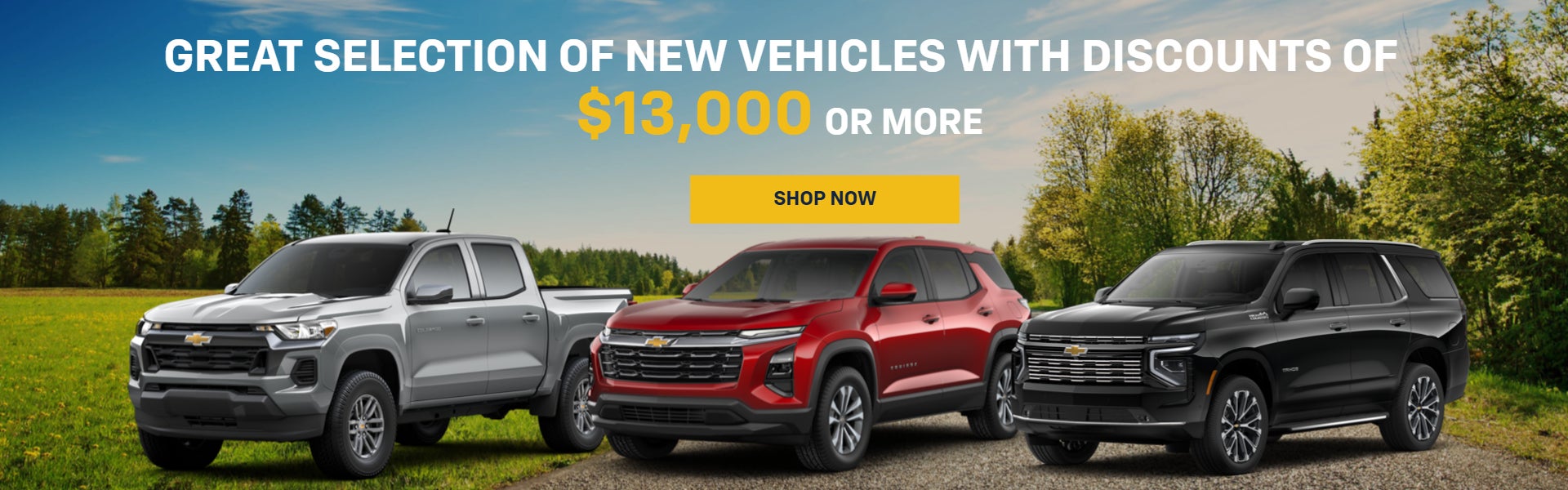 Up to $13k Off New